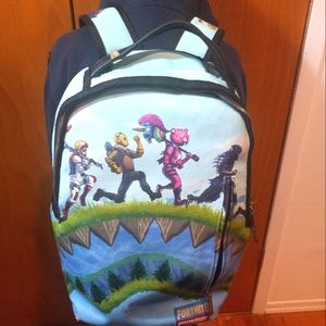 Fortnite backpack by Sprayground, limited edition.